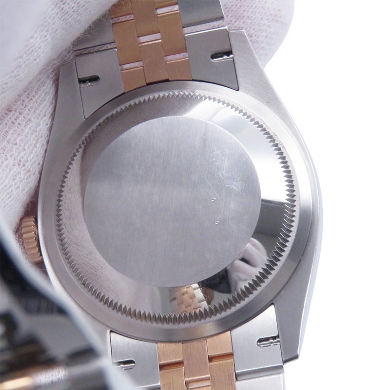 ロレックス デイトジャスト 36 SS/K18PG ランダムシリアル ルーレット 126231 ROLEX 腕時計 スレート文字盤