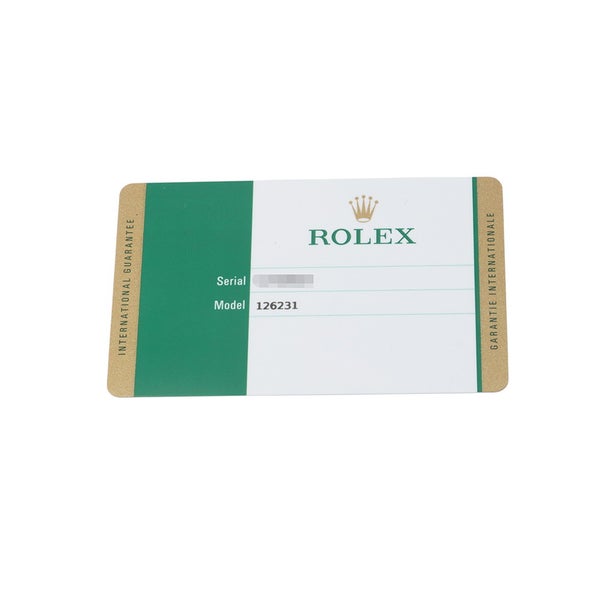 ロレックス デイトジャスト 36 SS/K18PG ランダムシリアル ルーレット 126231 ROLEX 腕時計 スレート文字盤