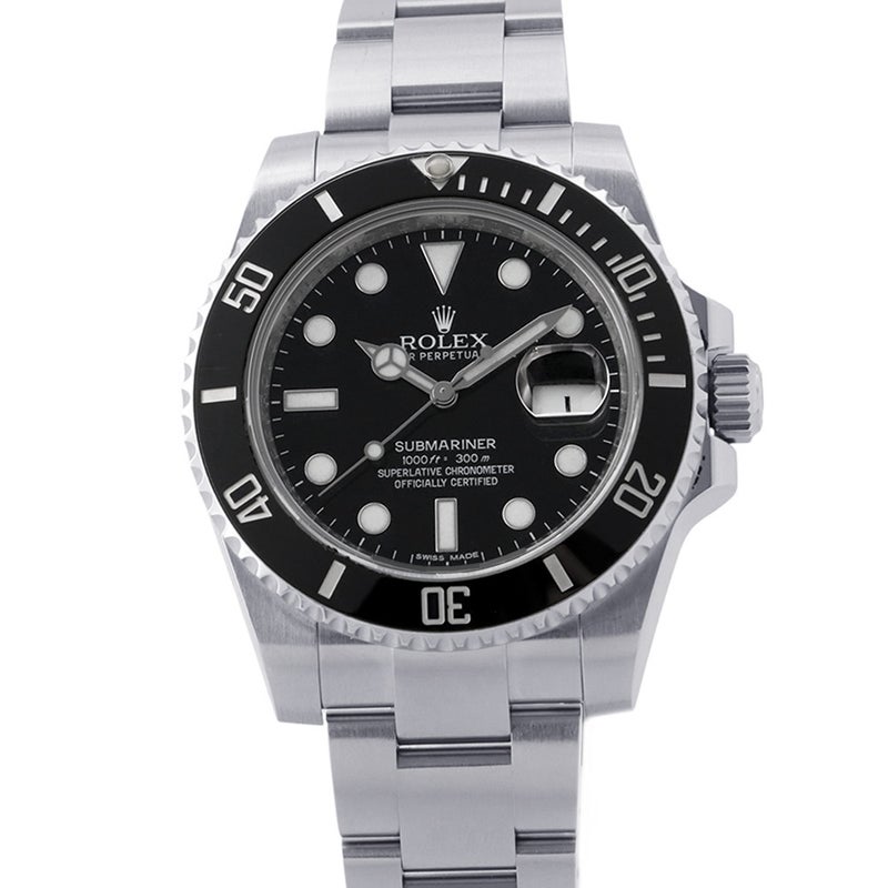ロレックス サブマリーナ デイト ランダムシリアル ルーレット 116610LN ROLEX 腕時計 ウォッチ 黒文字盤
