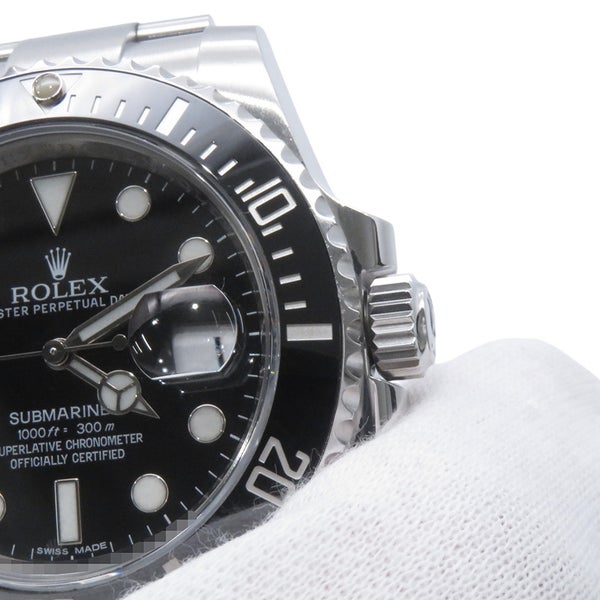 ロレックス サブマリーナ デイト ランダムシリアル ルーレット 116610LN ROLEX 腕時計 ウォッチ 黒文字盤