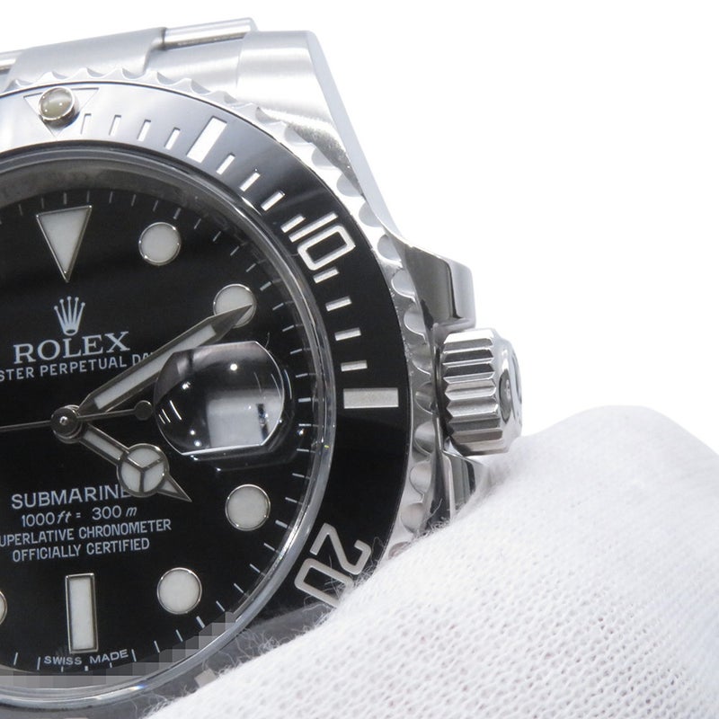 ロレックス サブマリーナ デイト ランダムシリアル ルーレット 116610LN ROLEX 腕時計 ウォッチ 黒文字盤