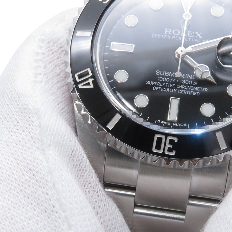 ロレックス サブマリーナ デイト ランダムシリアル ルーレット 116610LN ROLEX 腕時計 ウォッチ 黒文字盤