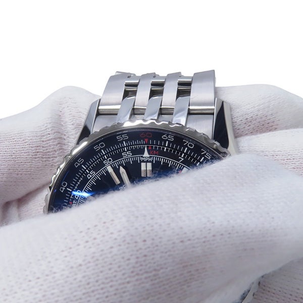ブライトリング ナビタイマー オートマチック GMT 41 SAMURAI JAPAN 日本限定100本 BREITLING 腕時計 ブルー文字盤