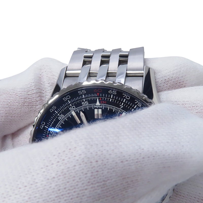 ブライトリング ナビタイマー オートマチック GMT 41 SAMURAI JAPAN 日本限定100本 BREITLING 腕時計 ブルー文字盤