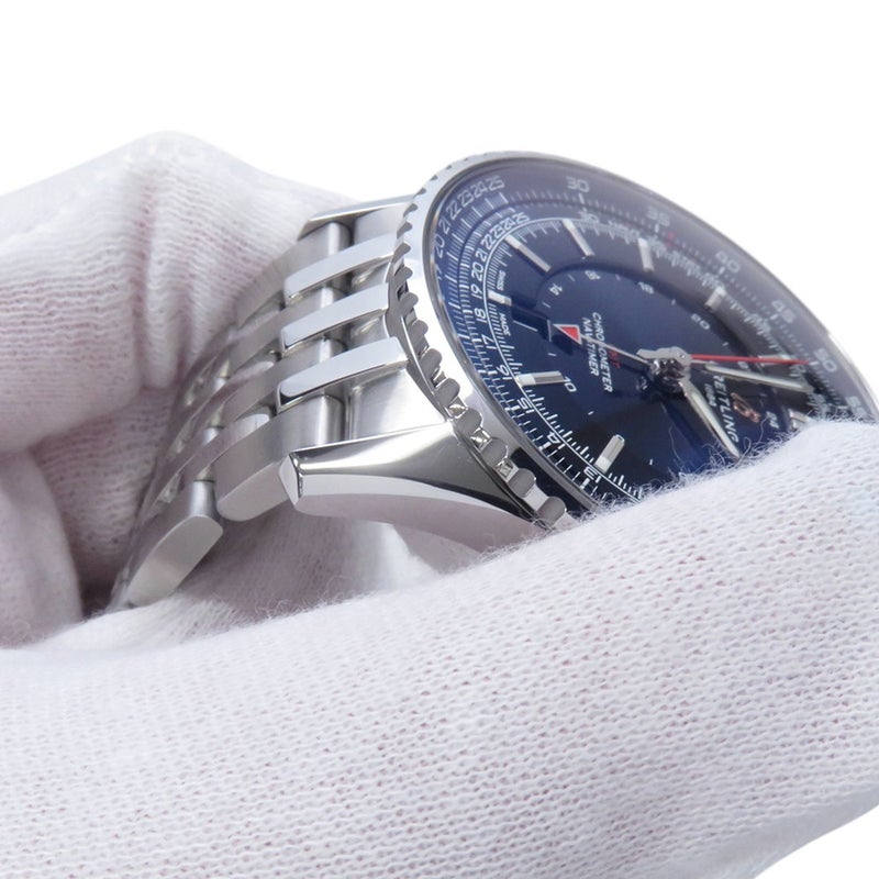 ブライトリング ナビタイマー オートマチック GMT 41 SAMURAI JAPAN 日本限定100本 BREITLING 腕時計 ブルー文字盤