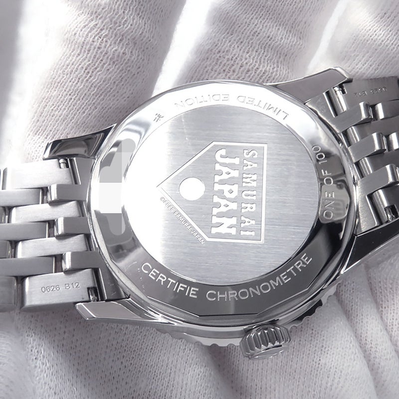 ブライトリング ナビタイマー オートマチック GMT 41 SAMURAI JAPAN 日本限定100本 BREITLING 腕時計 ブルー文字盤