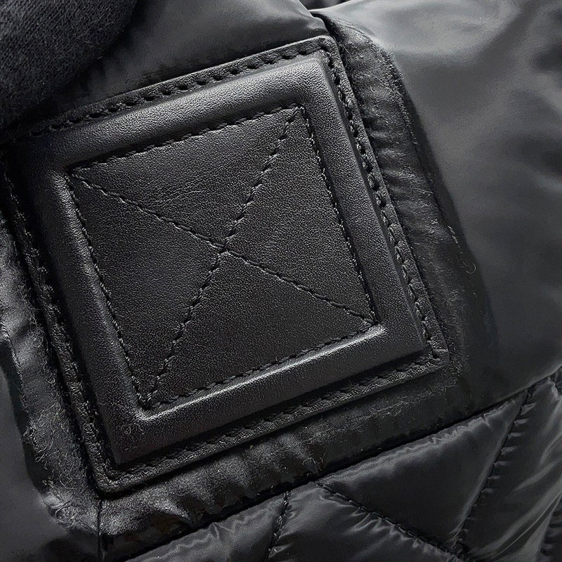シャネル トートバッグ マトラッセ ココマーク コココクーン スモール ナイロン A48610 CHANEL 黒