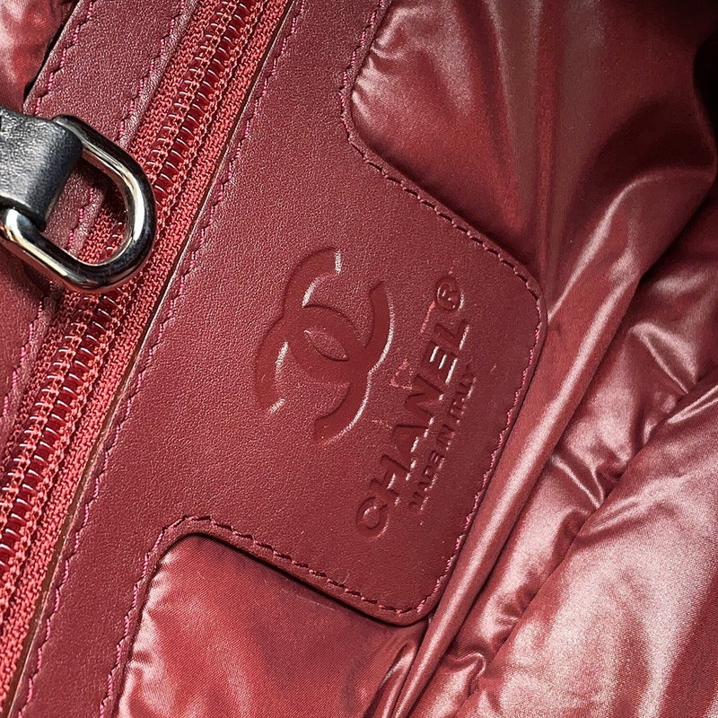 シャネル トートバッグ マトラッセ ココマーク コココクーン スモール ナイロン A48610 CHANEL 黒