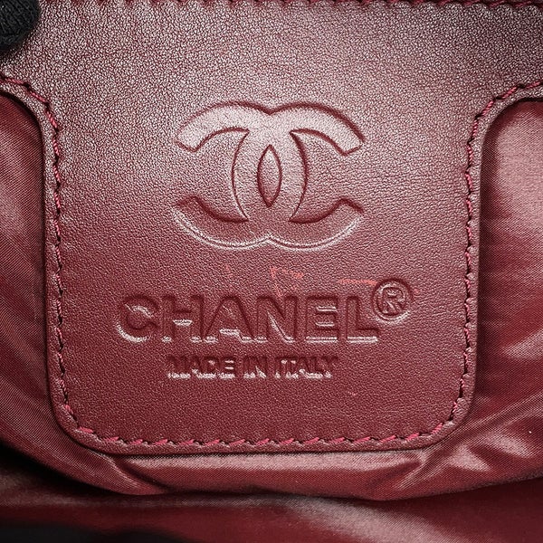 シャネル トートバッグ マトラッセ ココマーク コココクーン スモール ナイロン A48610 CHANEL 黒