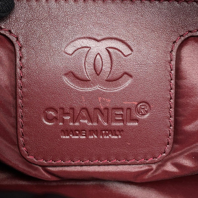 シャネル トートバッグ マトラッセ ココマーク コココクーン スモール ナイロン A48610 CHANEL 黒