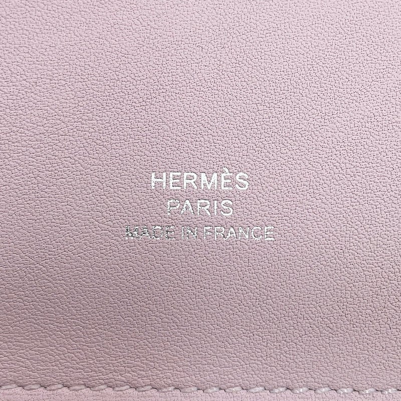 エルメス ノートカバー カルネ・シークレット モーヴペール/シルバー金具 スイフト K刻印 HERMES デラ・カヴァレリア