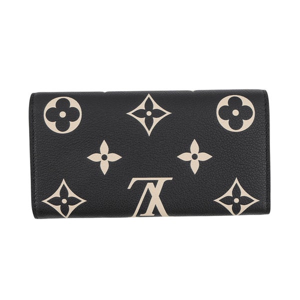 ルイヴィトン 長財布 モノグラム・アンプラント ポルトフォイユ・サラ M80496 LOUIS VUITTON ヴィトン 財布 ブラック 黒
