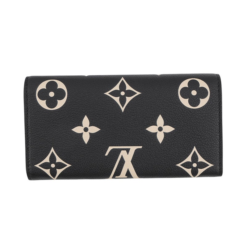 ルイヴィトン 長財布 モノグラム・アンプラント ポルトフォイユ・サラ M80496 LOUIS VUITTON ヴィトン 財布 ブラック 黒