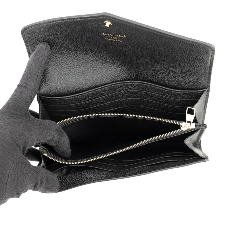 ルイヴィトン 長財布 モノグラム・アンプラント ポルトフォイユ・サラ M80496 LOUIS VUITTON ヴィトン 財布 ブラック 黒