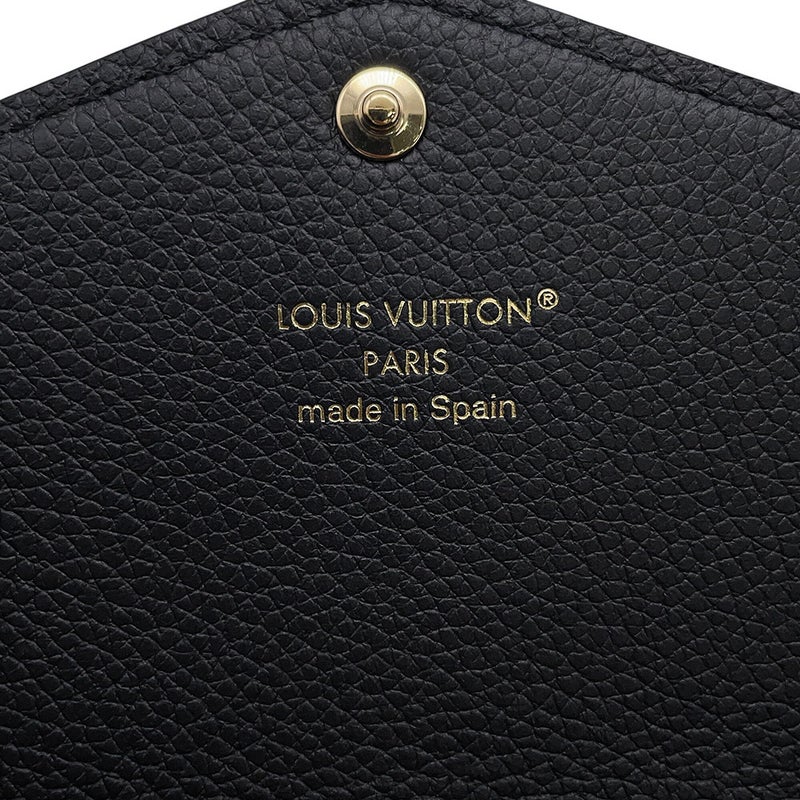 ルイヴィトン 長財布 モノグラム・アンプラント ポルトフォイユ・サラ M80496 LOUIS VUITTON ヴィトン 財布 ブラック 黒