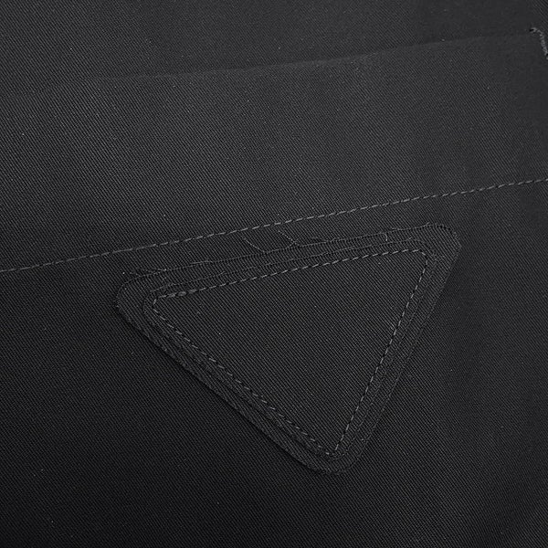 プラダ シャツ コットン メンズサイズM PRADA トップス 黒