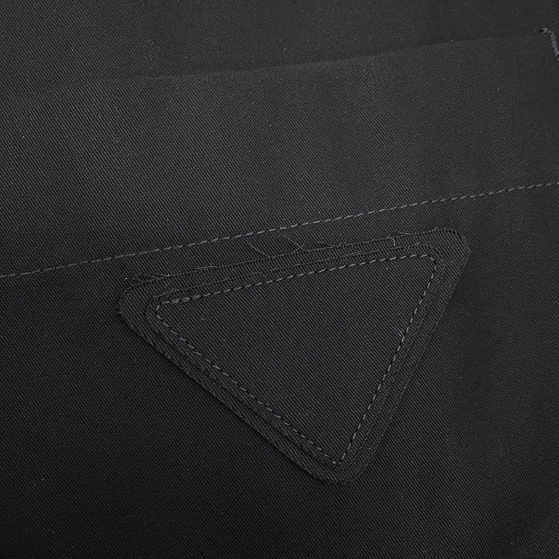 プラダ シャツ コットン メンズサイズM PRADA トップス 黒