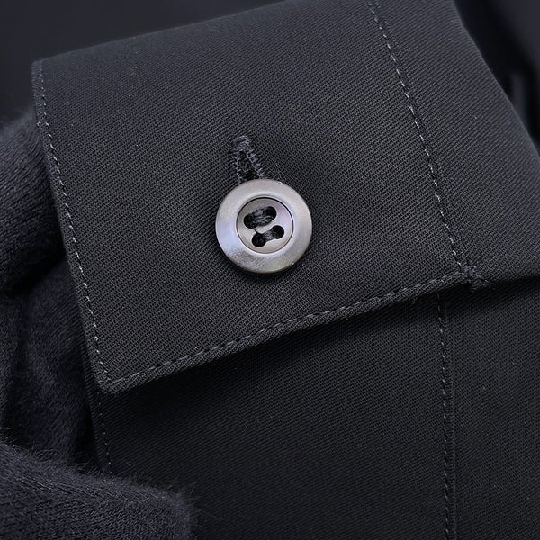プラダ シャツ コットン メンズサイズM PRADA トップス 黒