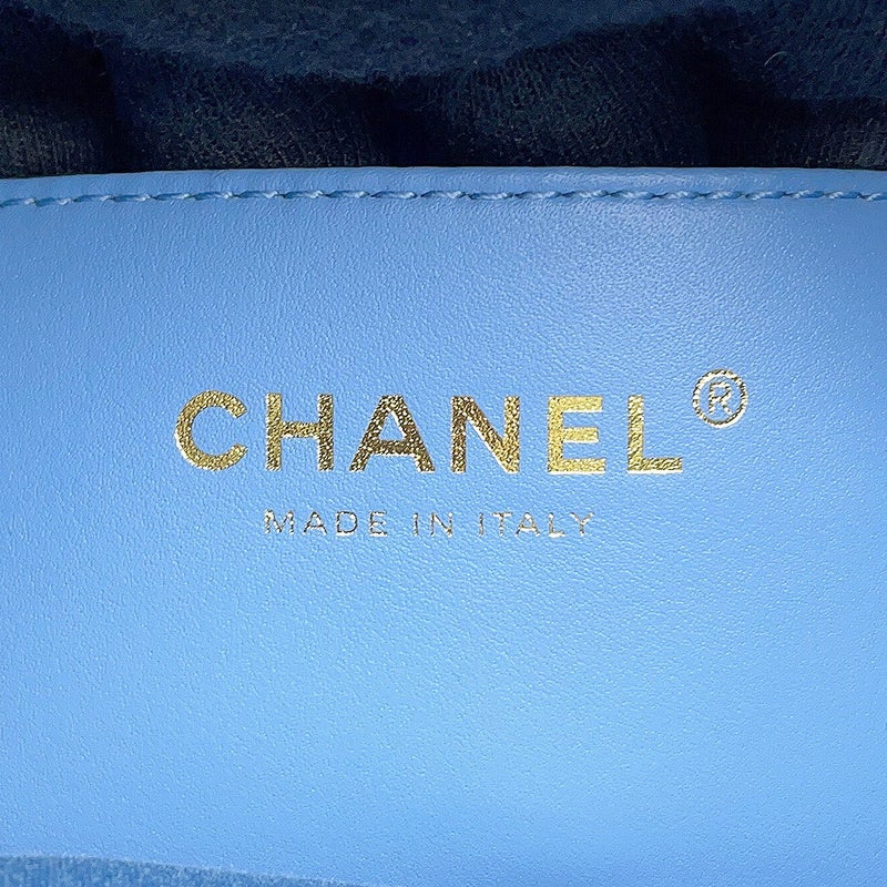 シャネル チェーンショルダーバッグ CHANEL25 ミディアム ココマーク マトラッセ デニム AS5311 CHANEL