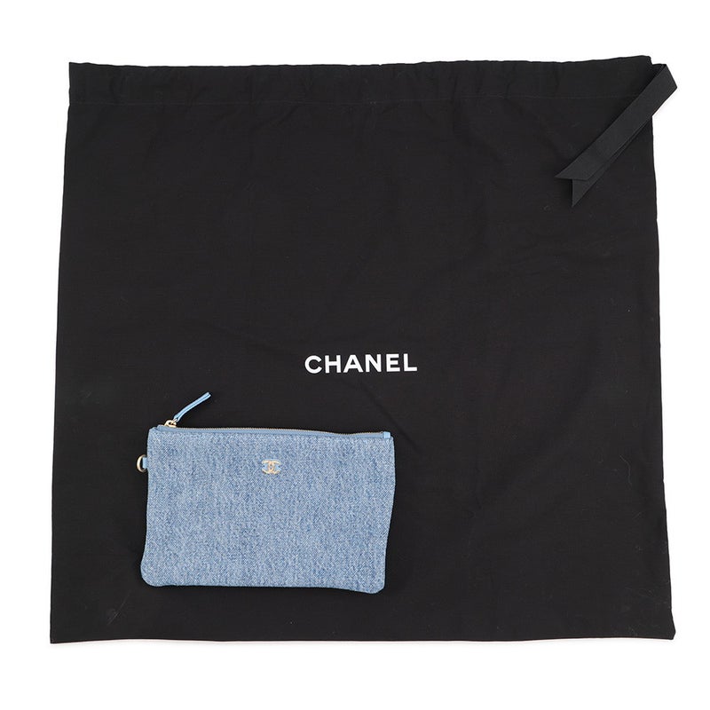 シャネル チェーンショルダーバッグ CHANEL25 ミディアム ココマーク マトラッセ デニム AS5311 CHANEL