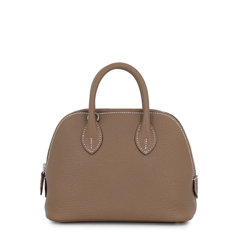 エルメス ボリード1923 ミニ エトゥープ/シルバー金具 シェブルミゾル G刻印 HERMES 2wayショルダー