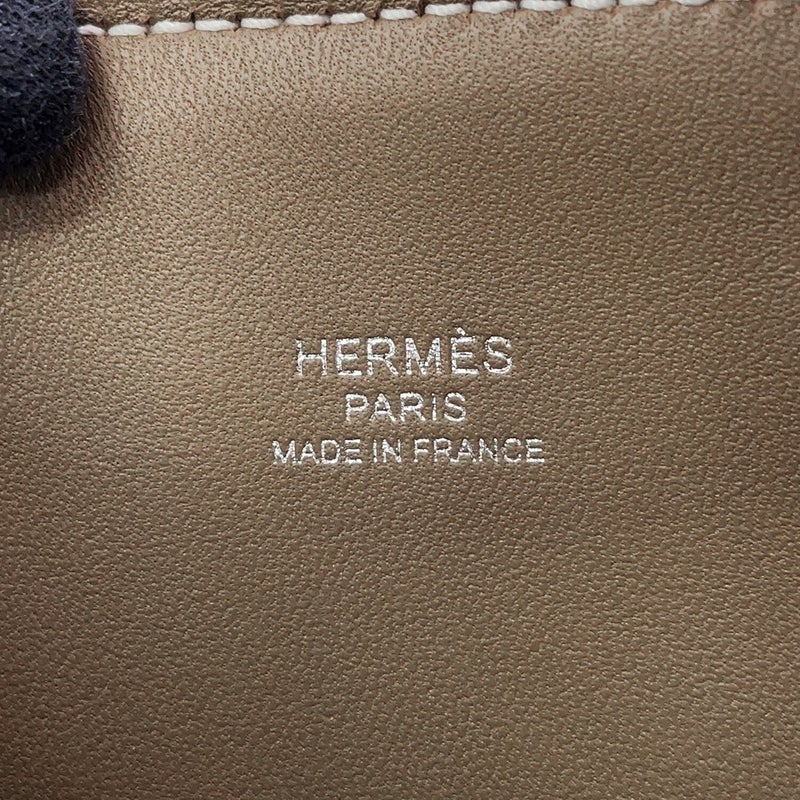 エルメス ボリード1923 ミニ エトゥープ/シルバー金具 シェブルミゾル G刻印 HERMES 2wayショルダー