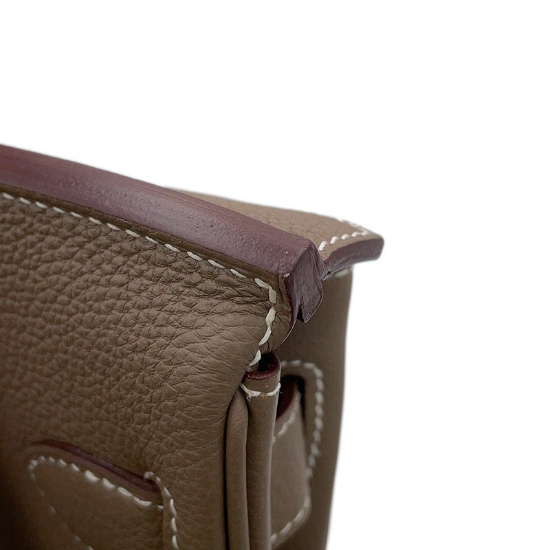 エルメス ボディバッグ ケリー アッカドPM エトゥープ/シルバー金具 トゴ W刻印 HERMES メンズ