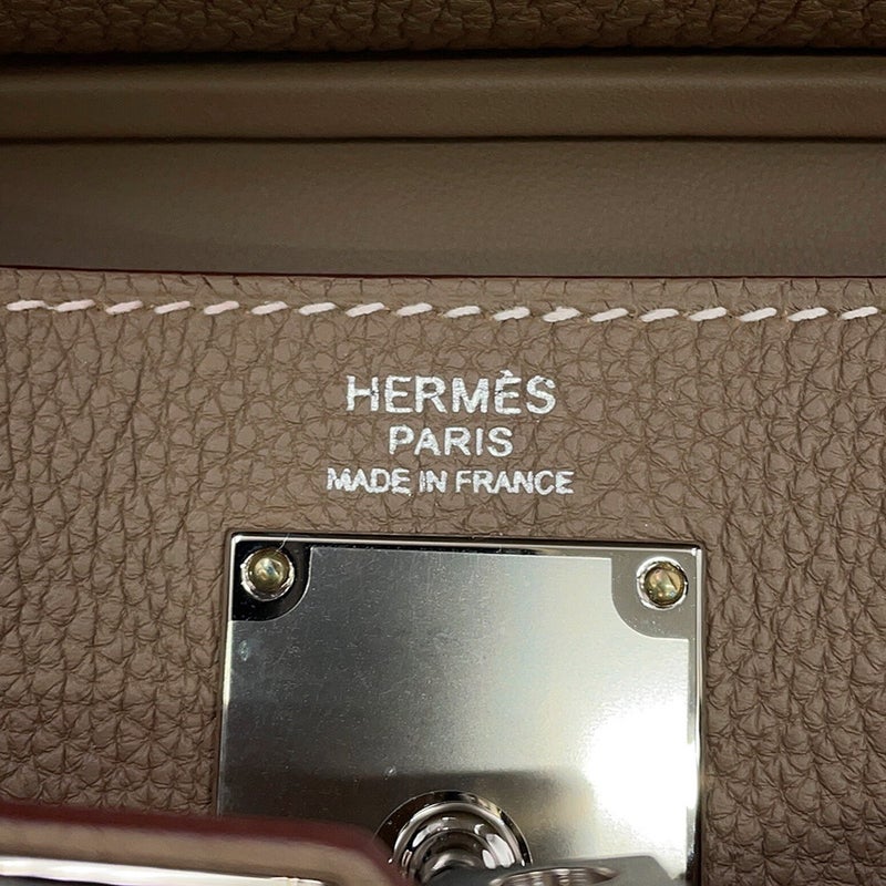 エルメス ボディバッグ ケリー アッカドPM エトゥープ/シルバー金具 トゴ W刻印 HERMES メンズ