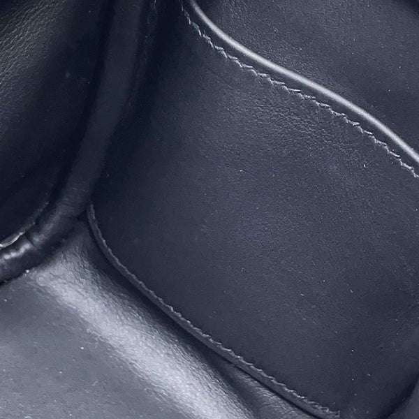 エルメス ハンドバッグ リンディ ミニ ブラック/シルバー金具 トリヨンクレマンス K刻印 ２wayショルダー 黒