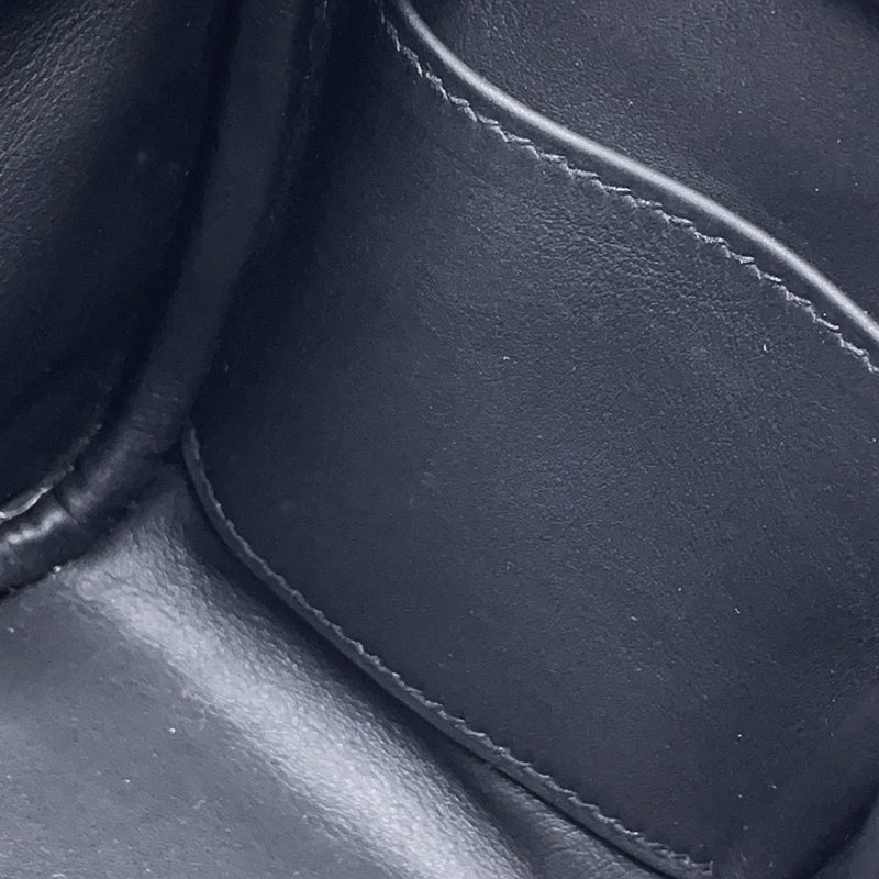 エルメス ハンドバッグ リンディ ミニ ブラック/シルバー金具 トリヨンクレマンス K刻印 ２wayショルダー 黒