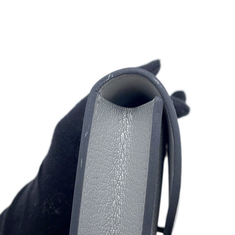 エルメス 財布 コンスタンス スリム アルジャン/シルバー金具 シェブルシャムキラ K刻印 HERMES 財布