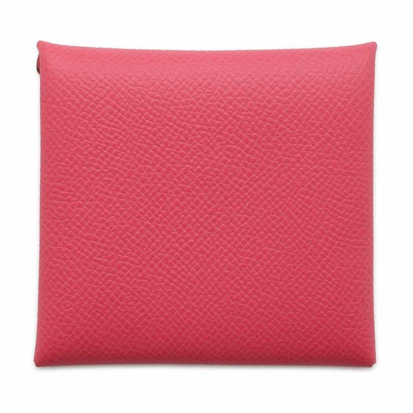 エルメス コインケース バスティア ローズアザレ ヴォーエプソン B刻印 HERMES 財布