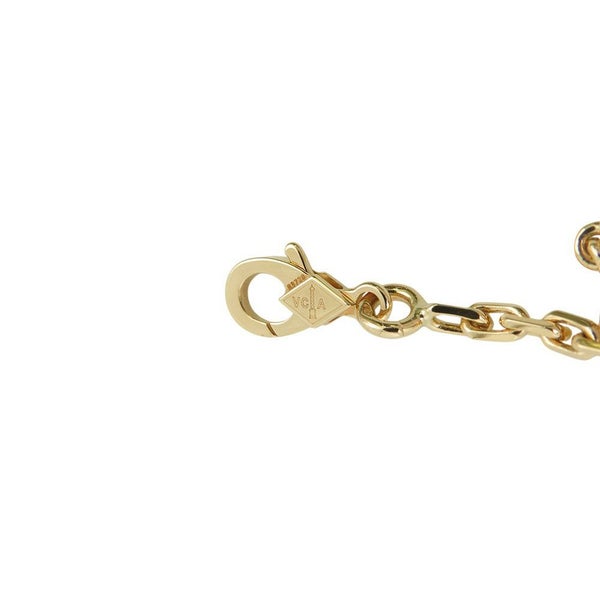 ヴァンクリーフ&アーペル ネックレス マジック アルハンブラ 6モチーフ マザーオブパール K18YGイエローゴールド VCARD79100