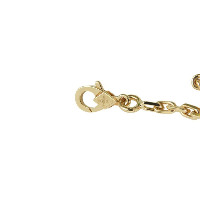 ヴァンクリーフ&アーペル ネックレス マジック アルハンブラ 6モチーフ マザーオブパール K18YGイエローゴールド VCARD79100