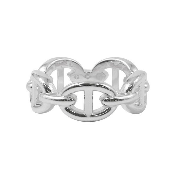 エルメス リング シェーヌダンクル アンシェネPM SV925シルバー リングサイズ49 HERMES ジュエリー