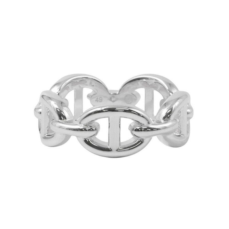 エルメス リング シェーヌダンクル アンシェネPM SV925シルバー リングサイズ49 HERMES ジュエリー