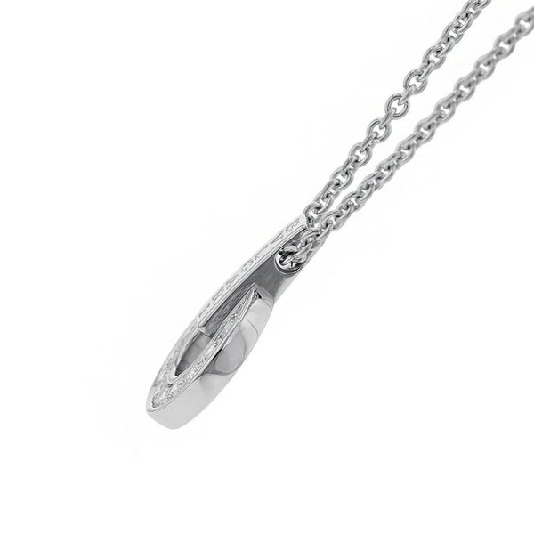 ブルガリ ネックレス ブルガリ ブルガリ オープンワーク ネックレス ダイヤ 0.37ct K18WG 357938 BVLGARI