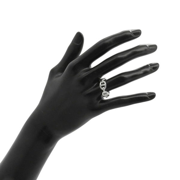 エルメス リング シェーヌダンクル アンシェネPM SV925シルバー リングサイズ52 HERMES ジュエリー