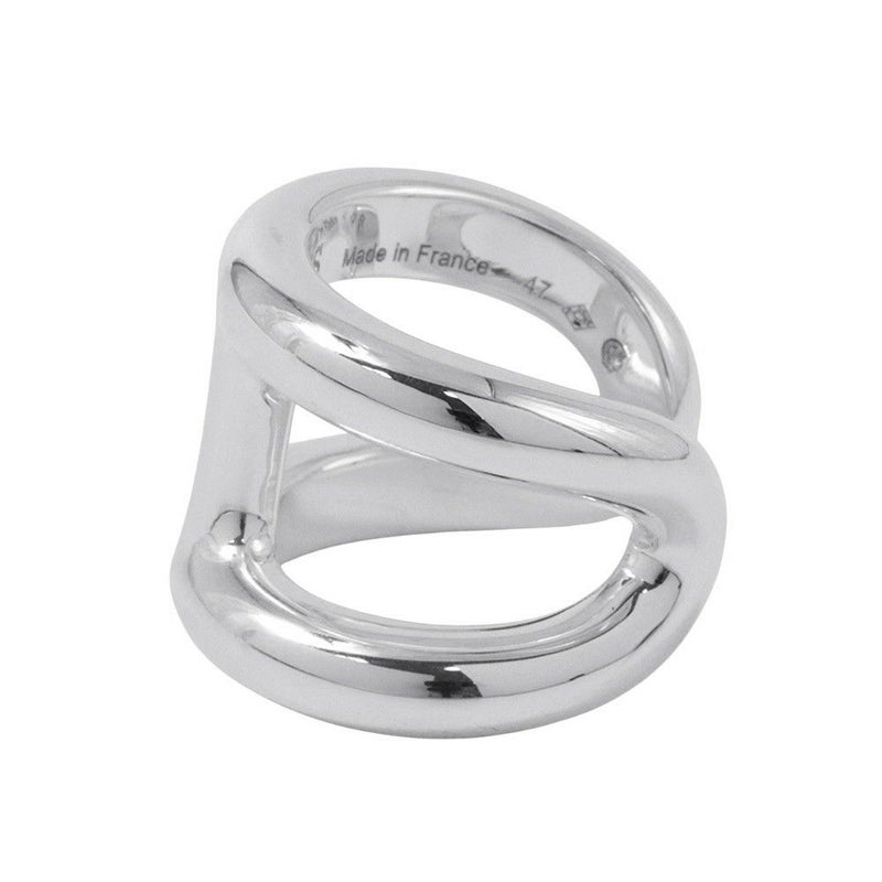 エルメス リング オスモズGM Osmose SV925シルバー リングサイズ47 HERMES ジュエリー 指輪