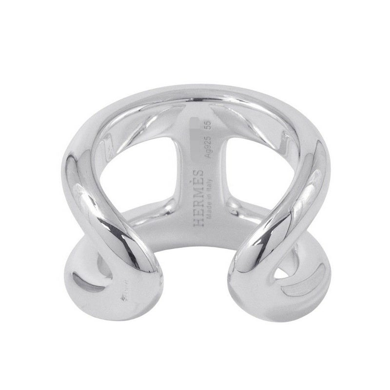 エルメス リング オスモズGM Osmose SV925シルバー リングサイズ55 HERMES ジュエリー 指輪