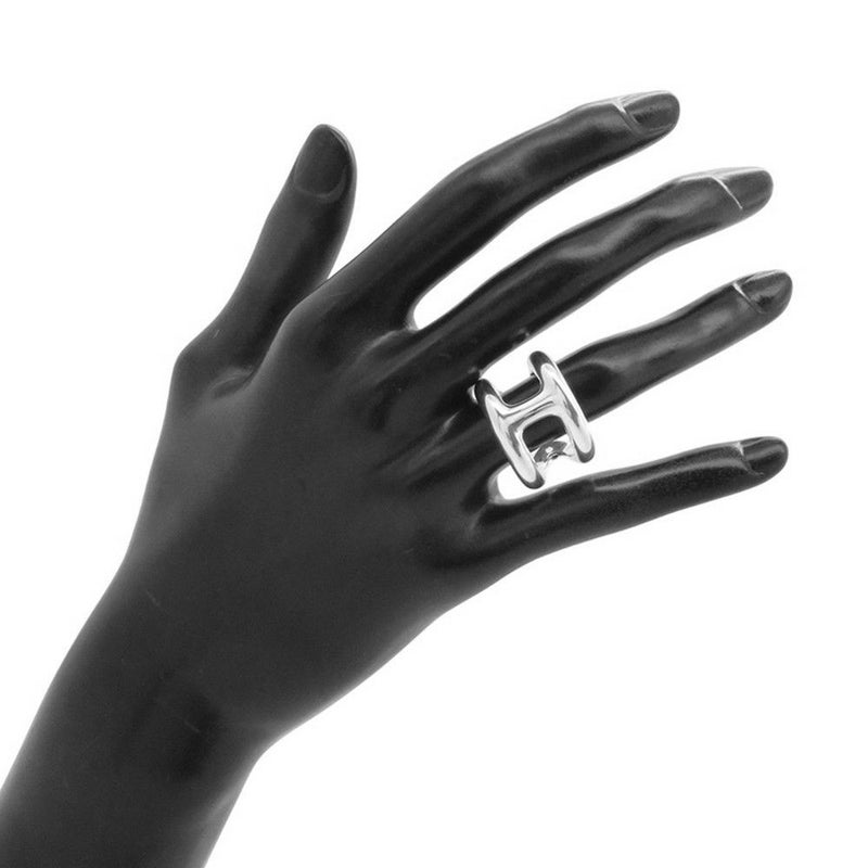 エルメス リング オスモズGM Osmose SV925シルバー リングサイズ55 HERMES ジュエリー 指輪