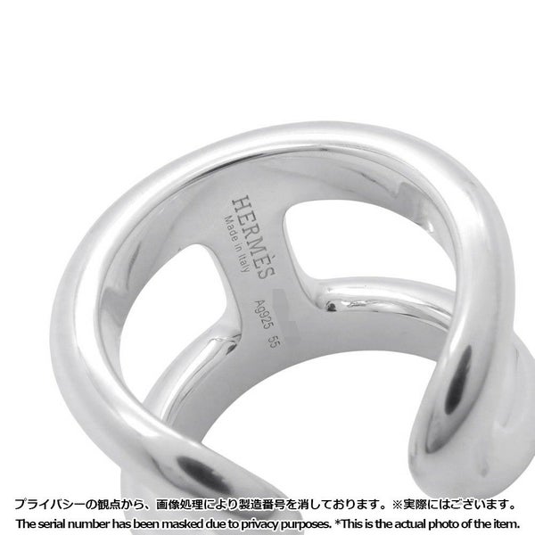 エルメス リング オスモズGM Osmose SV925シルバー リングサイズ55 HERMES ジュエリー 指輪