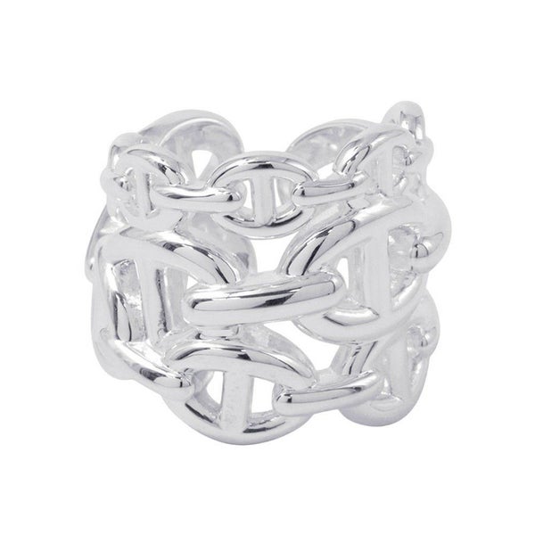 エルメス リング シェーヌダンクル アンシェネGM Enchainee SV925シルバー リングサイズ48 HERMES