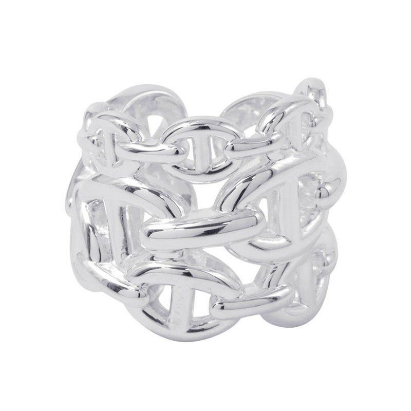 エルメス リング シェーヌダンクル アンシェネGM Enchainee SV925シルバー リングサイズ48 HERMES