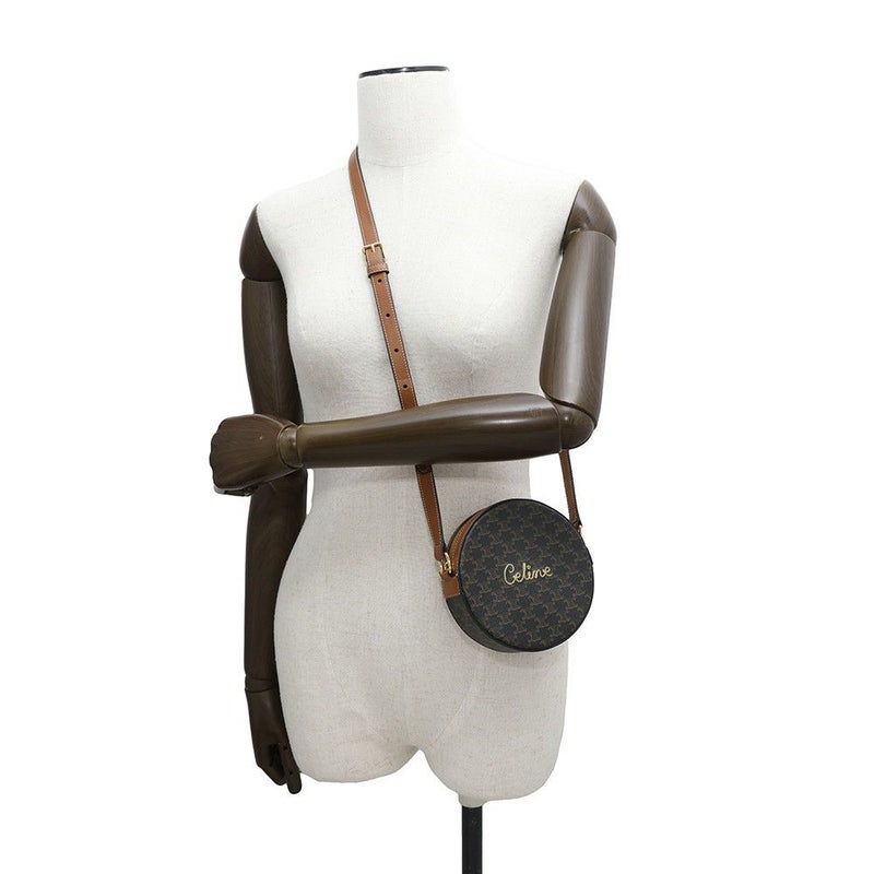 セリーヌ ショルダーバッグ トリオンフ ラウンドパース 10G342DGZ04BT CELINE バッグ
