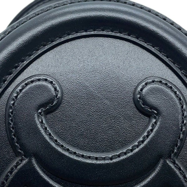 セリーヌ ショルダーバッグ オーバルパース キュイルトリオンフ 10I703DPQ CELINE バッグ 黒