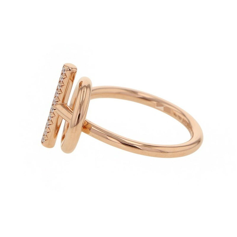 エルメス リング エシャペPM ダイヤモンド 10P 計0.07ct K18PGピンクゴールド リングサイズ54 HERMES ジュエリー