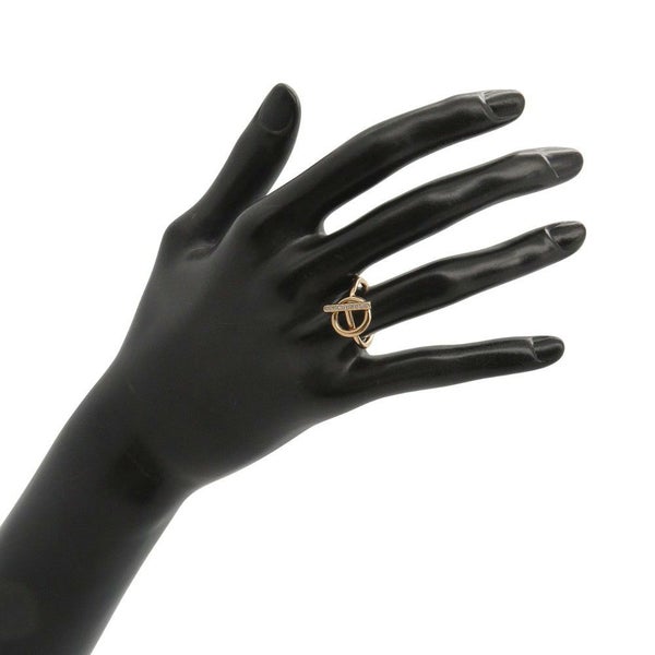 エルメス リング エシャペPM ダイヤモンド 10P 計0.07ct K18PGピンクゴールド リングサイズ54 HERMES ジュエリー