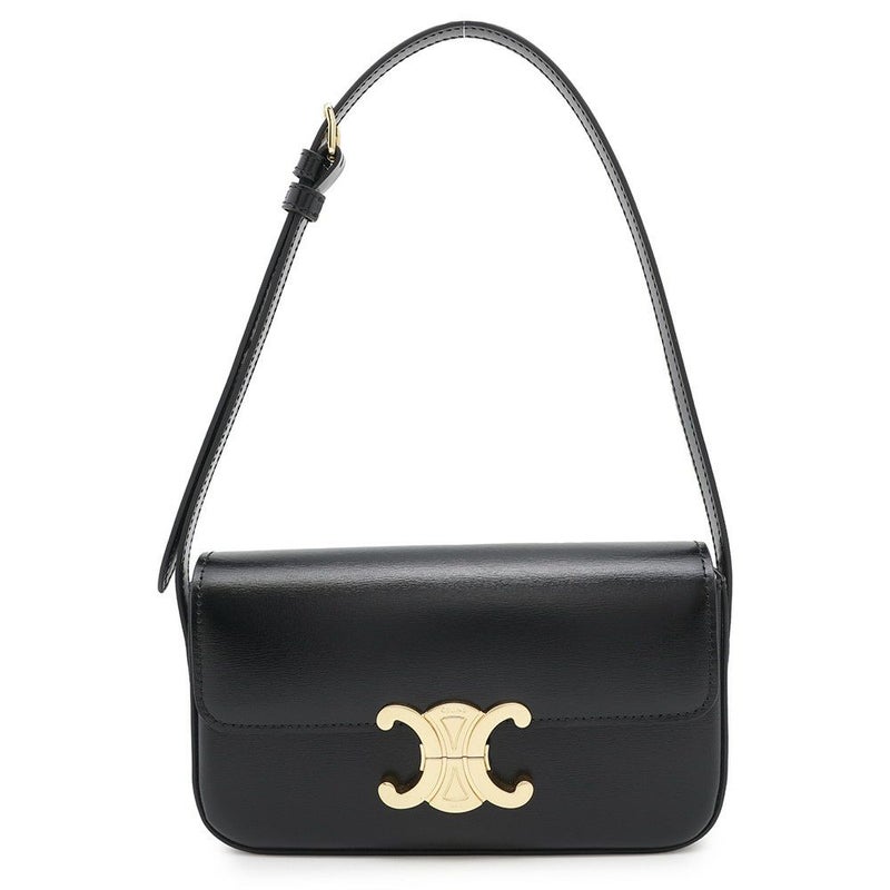 セリーヌ ショルダーバッグ トリオンフ Triomphe レザー 194143BF4.38NO CELINE バッグ ワンショルダーバッグ 黒