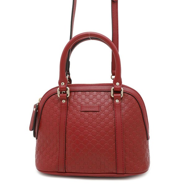 グッチ ハンドバッグ マイクログッチシマ 449654 GUCCI 2WAYショルダーバッグ GG柄 ピンク アウトレット品